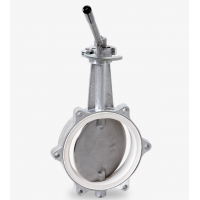德國Warex Valve DKZ 105型蝶閥，專為安裝在容器或筒倉下而開發