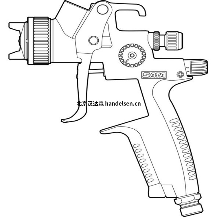 環保省漆小修補噴槍4400-120HVLP用于車輛噴涂維修 TECHNISCHES-PRODUKTBILD-1065136-SATAMINIJET-4400-B-RP